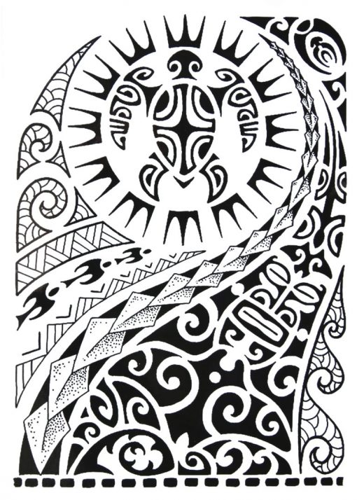 Maori Art BlackInk Flash Tattoos Romania Tatuaje temporare 1