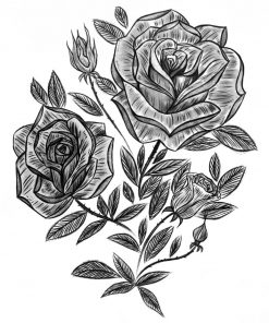 Victoria Rose Garden by Alina Ceusan Curated Ink Flash Tattoos Romania 2