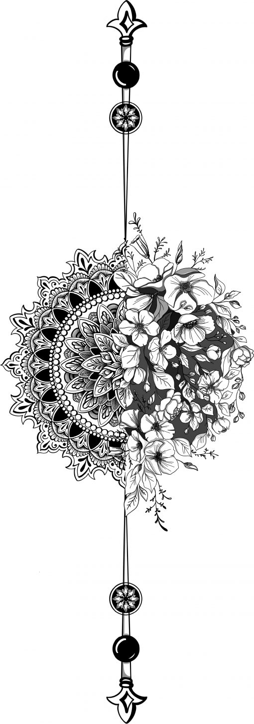 Pandora's Flower Flash Tattoos Romania Mandala Tatuaj Temporar
