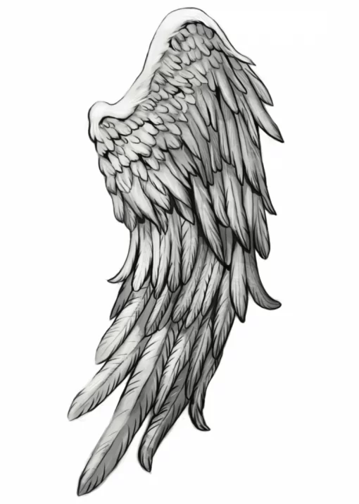Angels & Demons Wing 2 by Karmen Flash Tattoos Romania Blackink tattoo tatuaje temporare