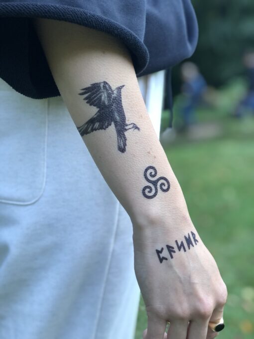 Vikings Flash Tattoo Tatuaje temporare 3