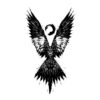 Flash Tattoos Romania - Tatuaj Temporar ARIPI DARK SUMBRU-27-A***Winged Darkness